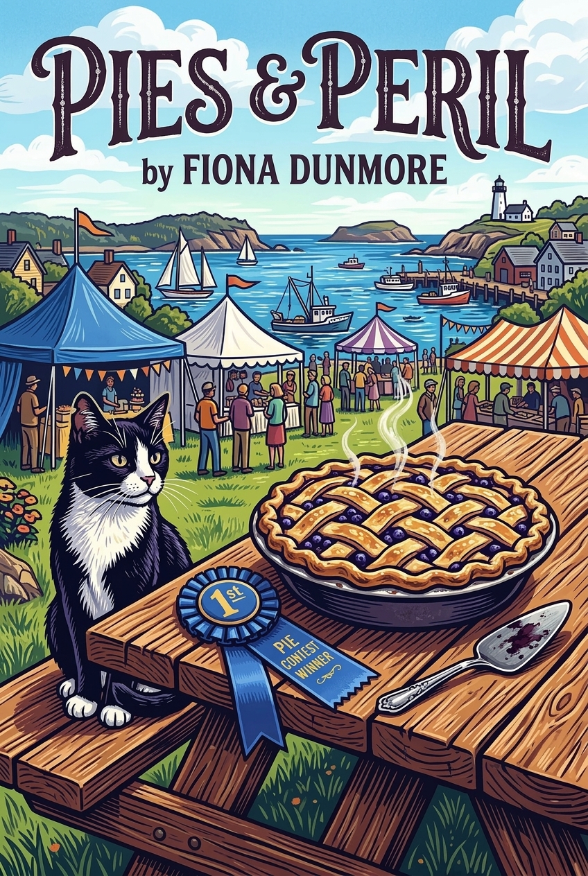 Pies & Peril by Fiona Dunmore Cover